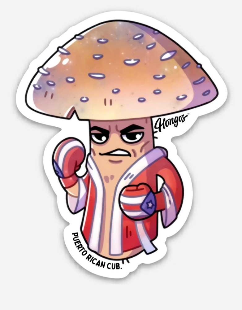 Puerto Rican Cub. Sticker