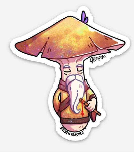 Golden Teacher Sticker